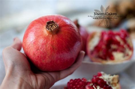 How To Peel A Pomegranate Tutorial Naomicakes