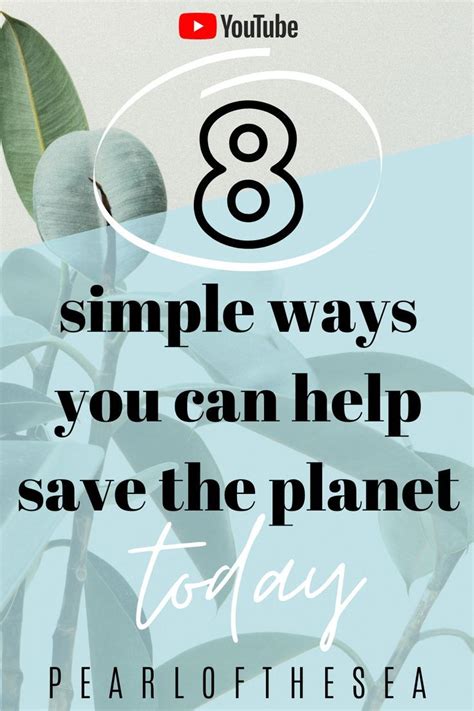 8 Simple And Cheap Things You Can Do To Save The Planet Easy Eco