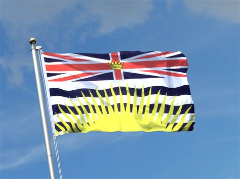 Flag British Columbia 3x5 Ft 90x150 Cm Royal Flags
