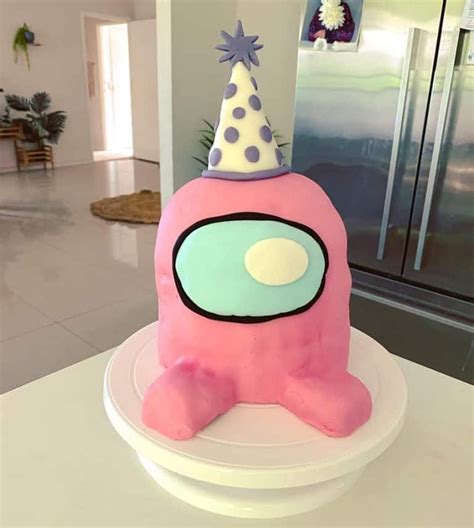 Among Us Theme Birthday Cake Design Talk