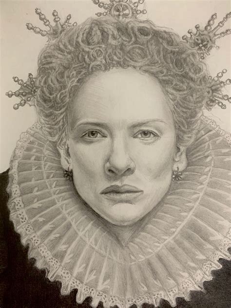 queen elizabeth arty sketch book portraits artwork drawings work of art auguste rodin