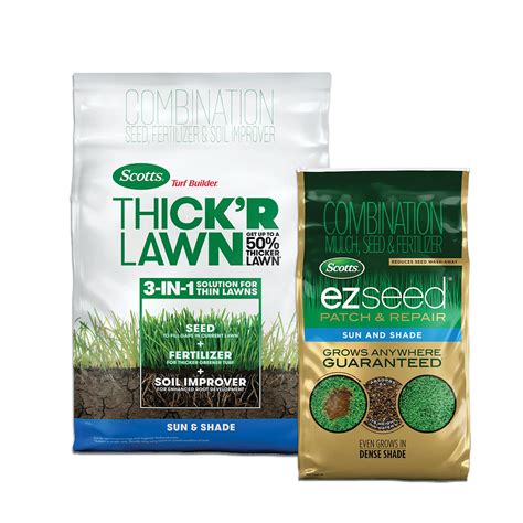 Buy Scotts Turf Builder Thickr Lawn Sun And Shade And Ez Seed Patch