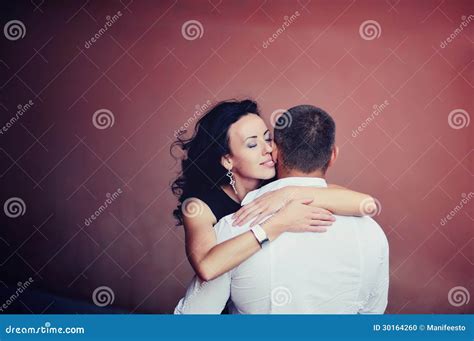 Young Woman Embracing Her Boyfriend Stock Photo Image Of Girl Ideas