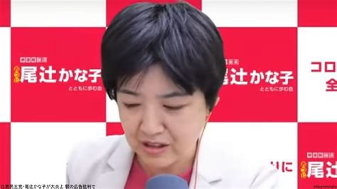 立憲民主党尾辻かな子が大炎上 駅の広告批判で YouTube