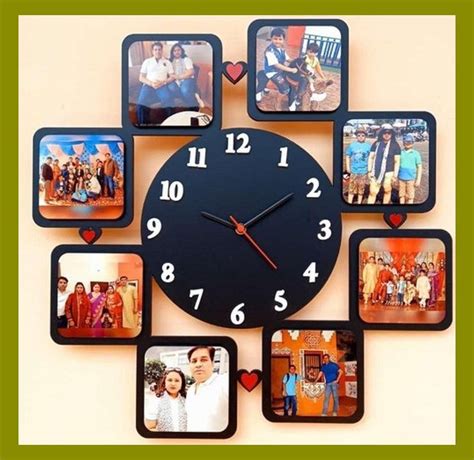 MDF Sublimation Photo Wall Clock For Home At Rs 400 Piece In Ahmedabad