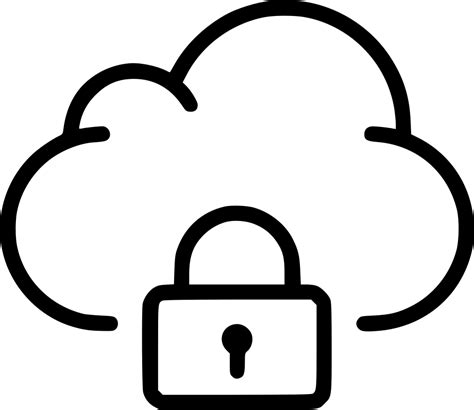 Lock Private Cloud Data Storage Svg Png Icon Free Download (#523834 ...