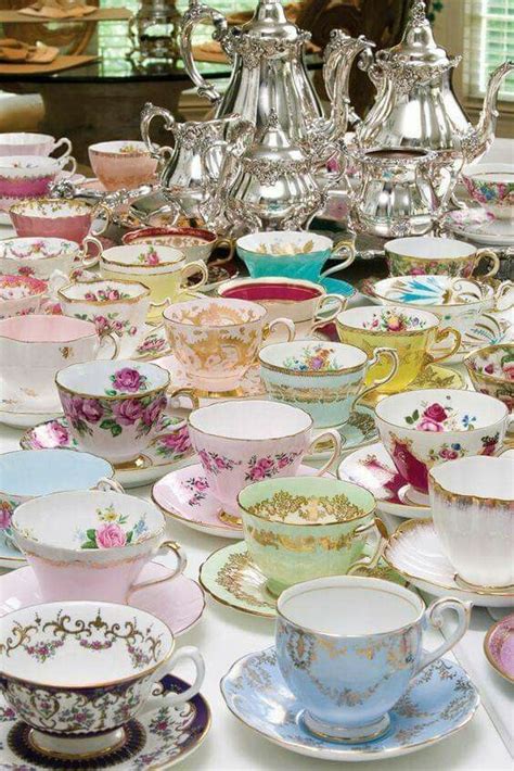 Vintage Tea Party Tea Cups Vintage Vintage High Tea Antique Tea Cups