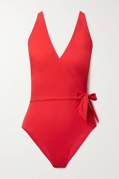 Tory Burch Wrap Effect Swimsuit Toryburch Cloth Pretty Swimsuits