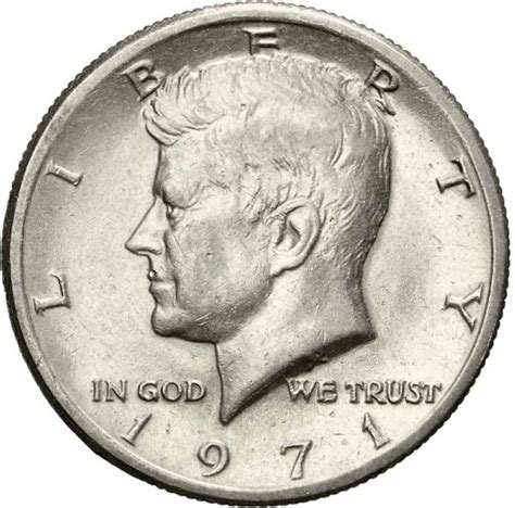 Dollar at par with the spanish silver dollar, divided it into 100 cents, and authorized the minting of coins denominated in dollars and cents. ½ Dollar "Kennedy Half Dollar" (Copper-Nickel Clad Copper ...