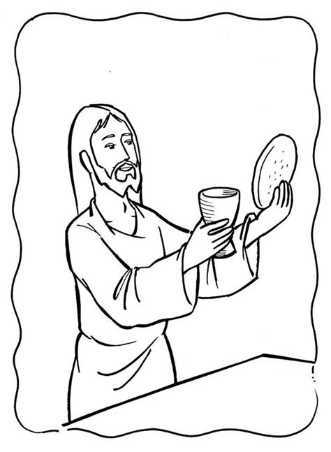 printable  supper coloring pages  supper bible coloring