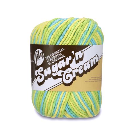 Lily Sugarn Cream Yarn 2 Oz Summer Splash