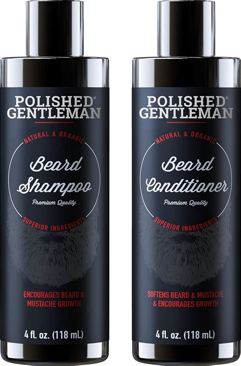 Polished Gentleman Beard Growth And Thickening Shampoo And Conditioner