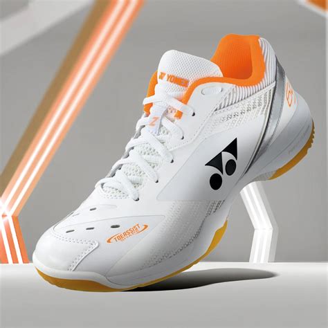 Yonex Power Cushion Shb 65 Z3 Wide White Orange Badminton Shoes