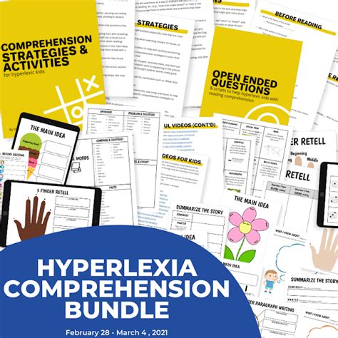 Comprehension Bundle And Next Comes L Hyperlexia Resources