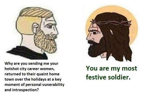 Christmas Stop Giving Me Your Toughest Battles Wojak Comic Know Your Meme