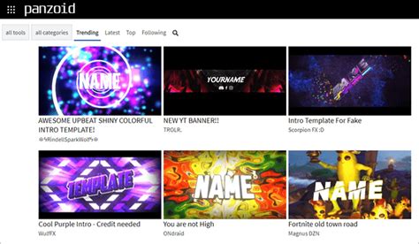 Free Youtube Intro Templates Online Trustmserl