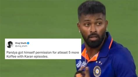 Hardik Pandya Take A Bow Twitter Greets Indian Star With Memes After Special Win Over