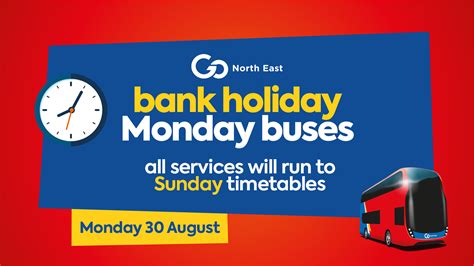 Summer Bank Holiday Buses 30 August 2021 Go North East