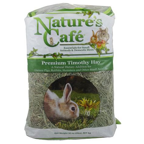 Natures Cafe Timothy Hay Bale 2 Pound Small Pet