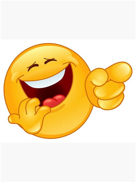 Laughing Emoji Pointing Sticker By Dusicap Redbubble