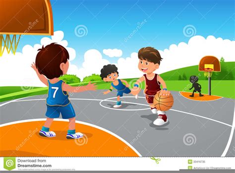 Free Clipart Kids Playing Basketball Free Images At