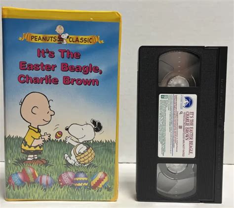 IT S THE EASTER Beagle Charlie Brown VHS Video Tape Paramount Peanuts Classic PicClick