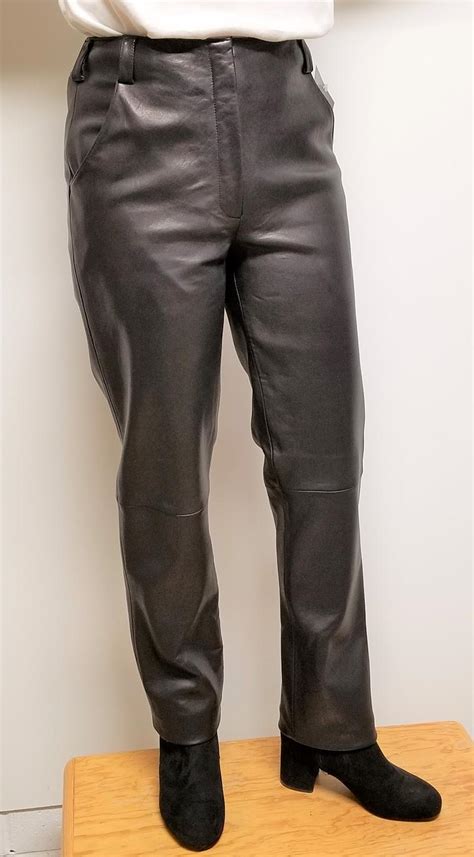 Women Leather Pants Soft Lambskin Color Black Women Leather Pants Soft