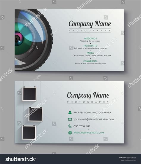 321 Photo Studio Visiting Card Images Stock Photos 3d Objects