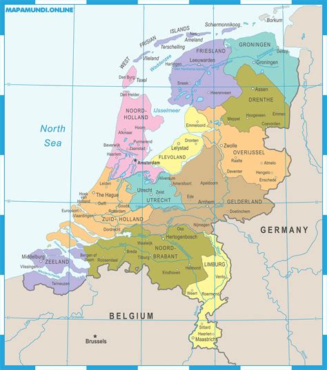 Holanda Mapa Mundi