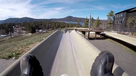 Big Bear Ca Alpine Slide At Magic Mountain Youtube