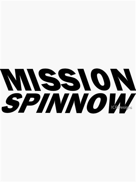 Mission Winnow Black Sticker For Sale By Icrdesigns Redbubble