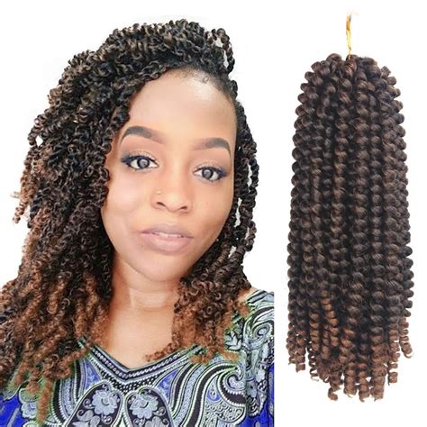 Short Afro Crochet Braids Wavy Haircut