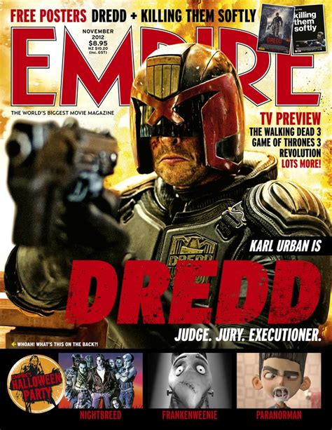 Empire November 2012 Front Cover Free Poster Comic
