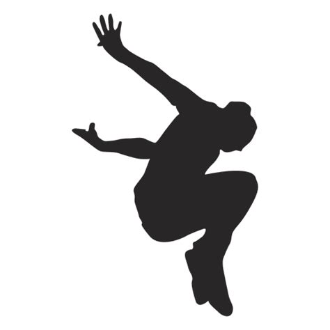 Parkour Jumping Silhouette 8 Transparent Png And Svg Vector File