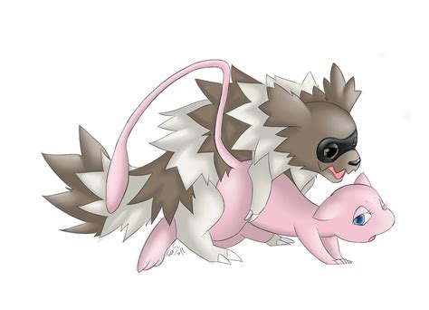 Rule 34 Claws Color Female Feral Fur Interspecies Male Mew Nude Pokemon Sex Side View Straight
