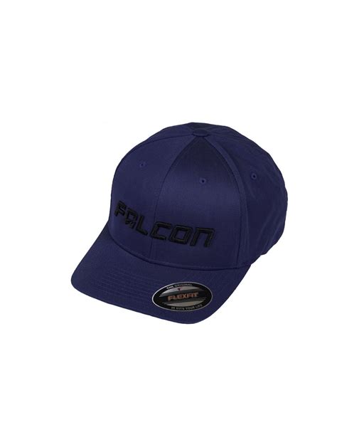 Falcon Shocks Flexfit Curved Visor Hat Royal Blueblack Smallmedium