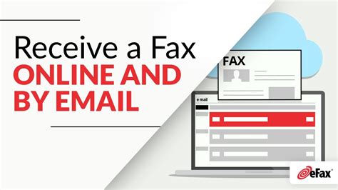 How To Receive A Fax Online Through Email Or Efax Message Center Youtube