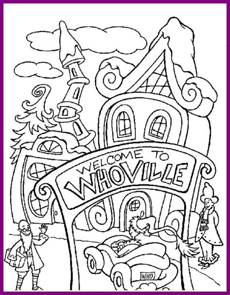 Childfun.com has thousands of free crafts and activites to go with these coloring pages. The Grinch Who Stole Christmas Coloring Pages at GetColorings.com | Free printable colorings ...
