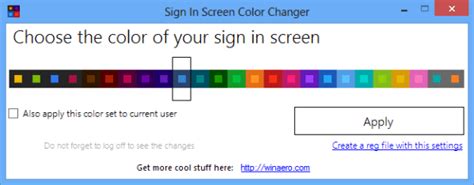 How To Change The Login Screen Color In Windows 8