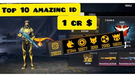 Free fire hack 2020 apk/ios unlimited 999.999 diamonds and money last updated: Top 10 amazing id in free fire. Hacker and richest id in ...