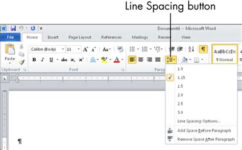 How To Change Paragraph Line Spacing In Microsoft Word Dummies