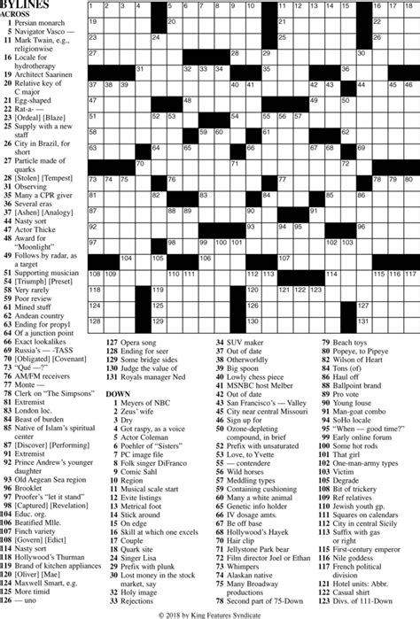 He is the author of more than 150 books of sudoku puzzles. Premier Interactive Crossword Puzzle for May 27, 2018 ...