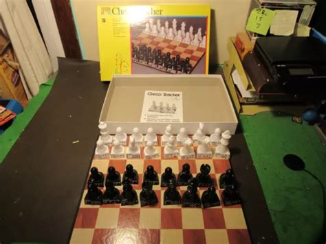 Vintage Chess Teacher Complete Set Pavilion Cardinal 1982 Learning