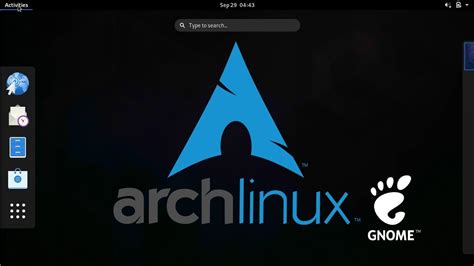 How To Install Gui In Arch Linux Desktop Environment Gnome Youtube