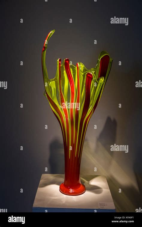 Vase In The Chihuly Collection Of Dale Chihulys Glass Artwork In