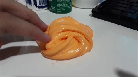 My Orange Fluffy Slime Youtube