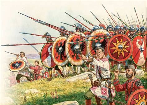 Roman Infantry 4th 5th Century Ad Artwork By Igor Dzis Roman