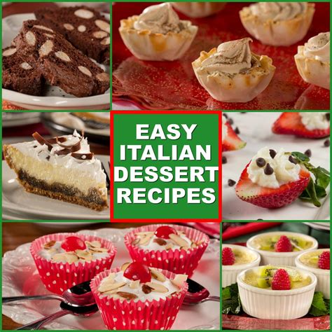 10 Easy Italian Desserts