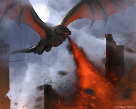 Elenastripe Game Of Thrones Art Game Of Thrones Dragons Dragon Artwork