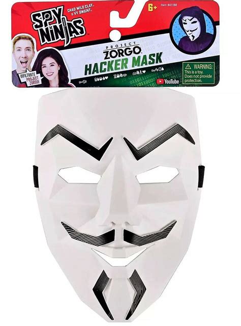 Spy Ninjas Project Zorgo Hacker Mask From Vy Qwaint And Chad Wild Clay Fruugo Cn